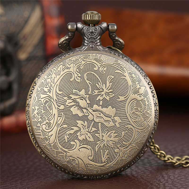 Dad Engraved Bronze Pocket Watch