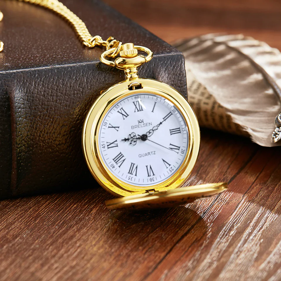 To My Son Gold Pocket Watch